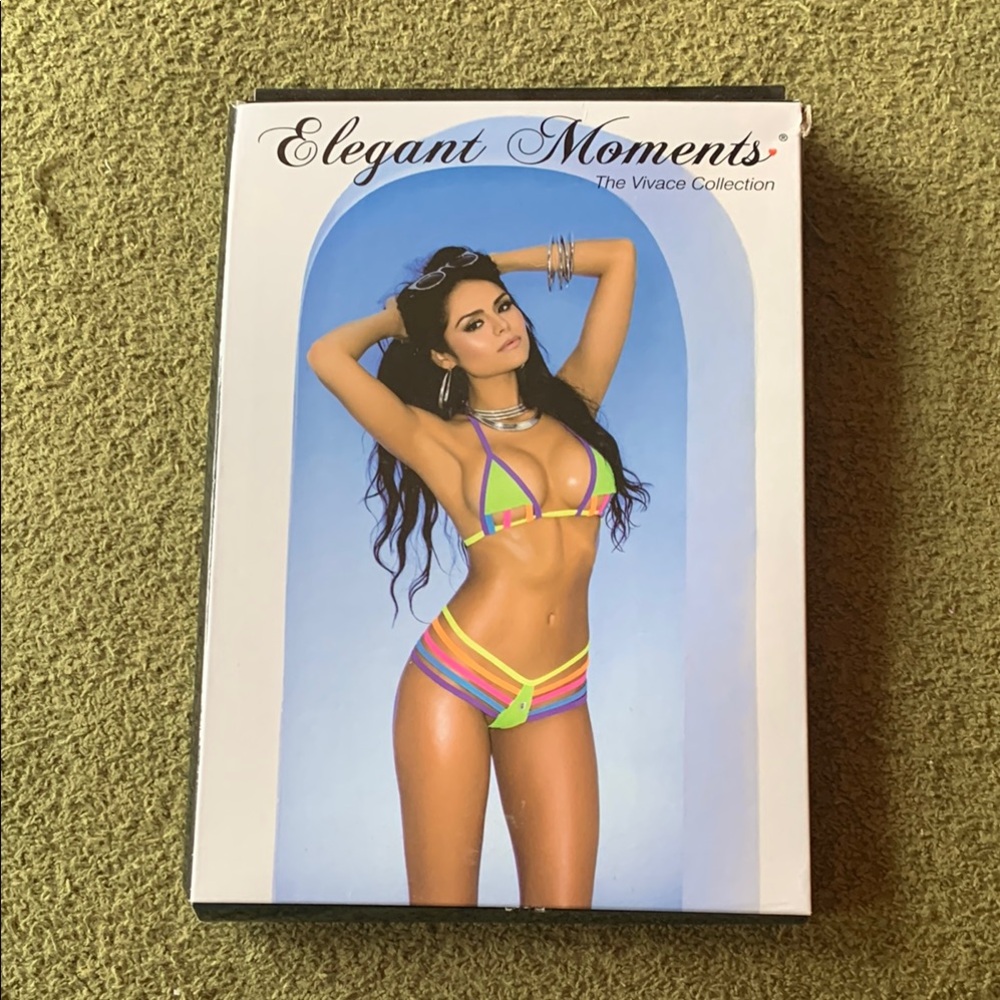Elegant Moments Multicolor Bikini Set-OS (113025OS3)